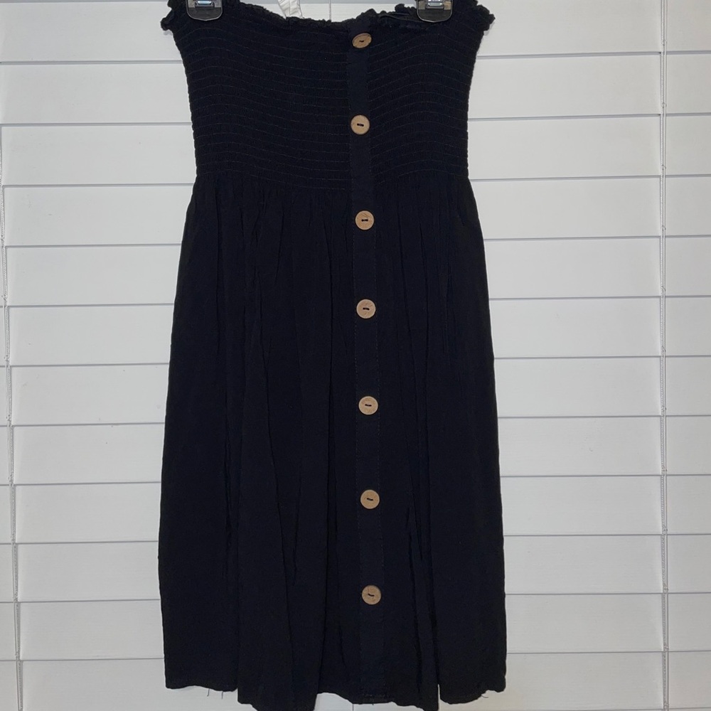 strapless sun dress